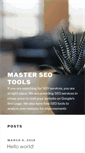 Mobile Screenshot of masterseotools.com